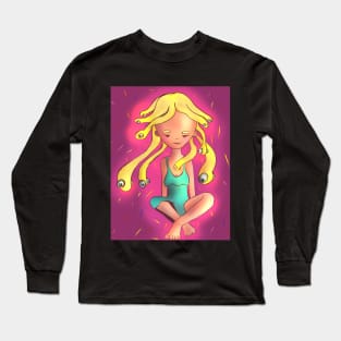 girl sketch Long Sleeve T-Shirt